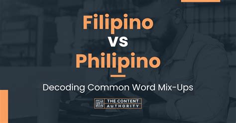 filipino vs philipino.